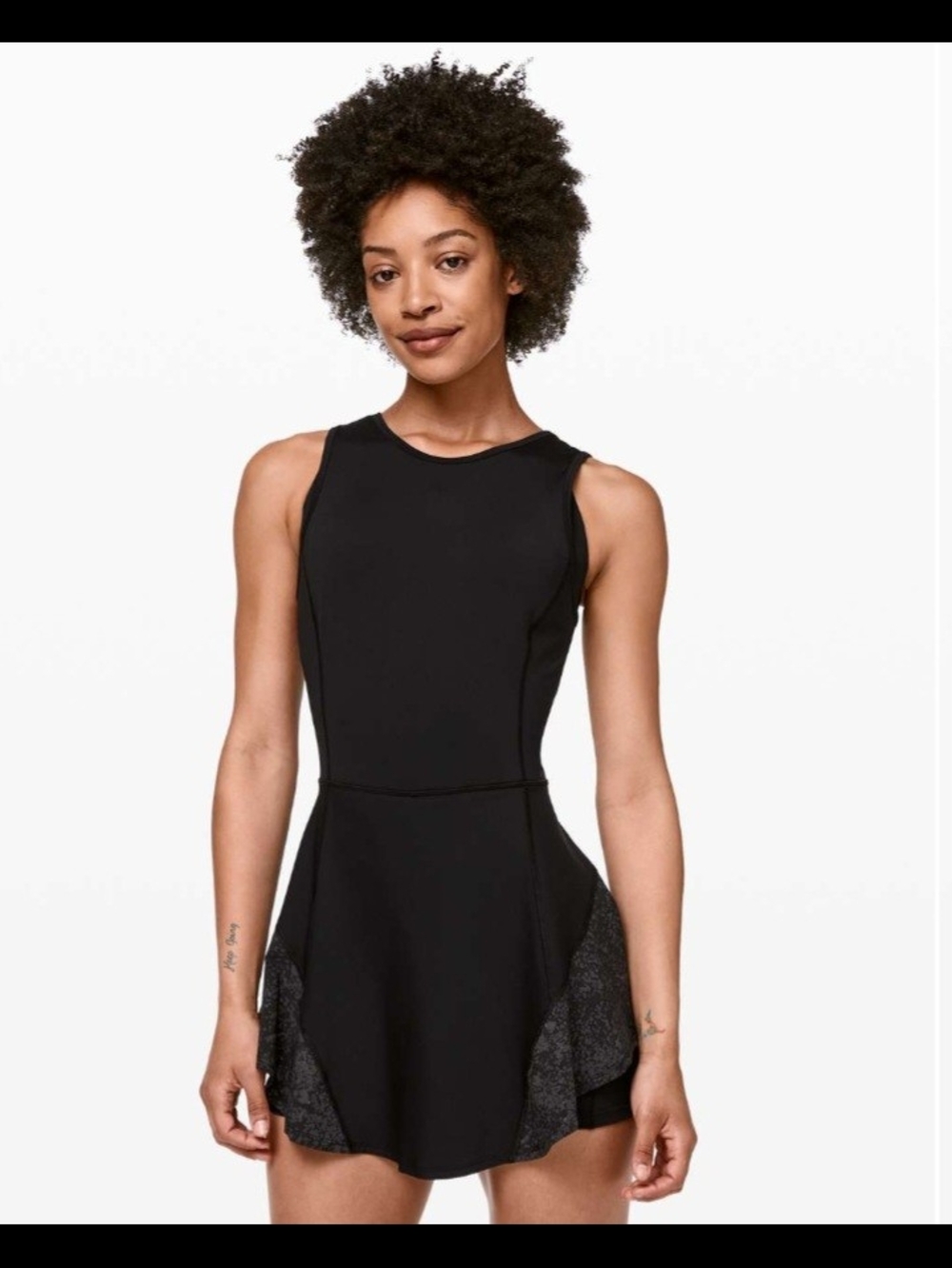 NWT Lululemon Serene Stride Dress Black Size 4